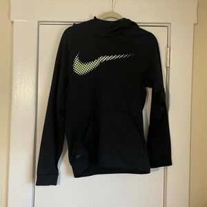 NIKE black Hoodie Sweatshirt Small Therma Fit